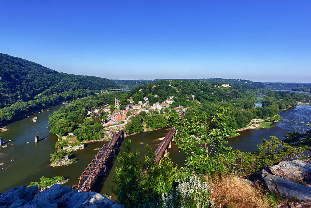 Appalachian Trail near Loudoun Heights and Harpers Ferry