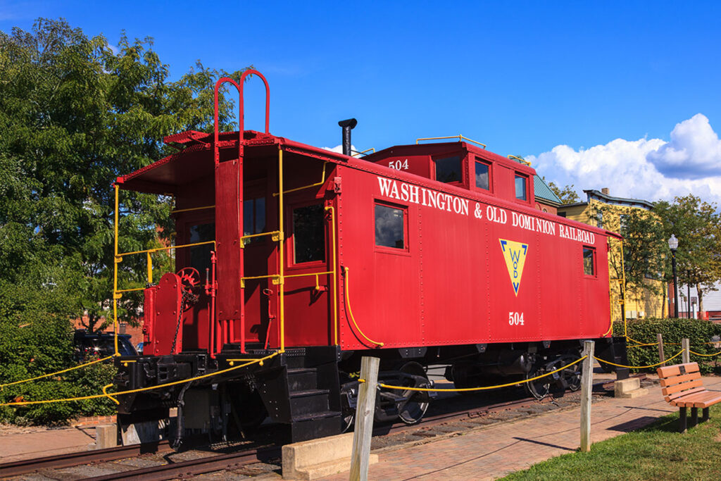 W&OD Trail Caboose Landmarks